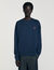 Felpa oversize con inserto in pelle