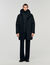 Parka con cappuccio e zip
