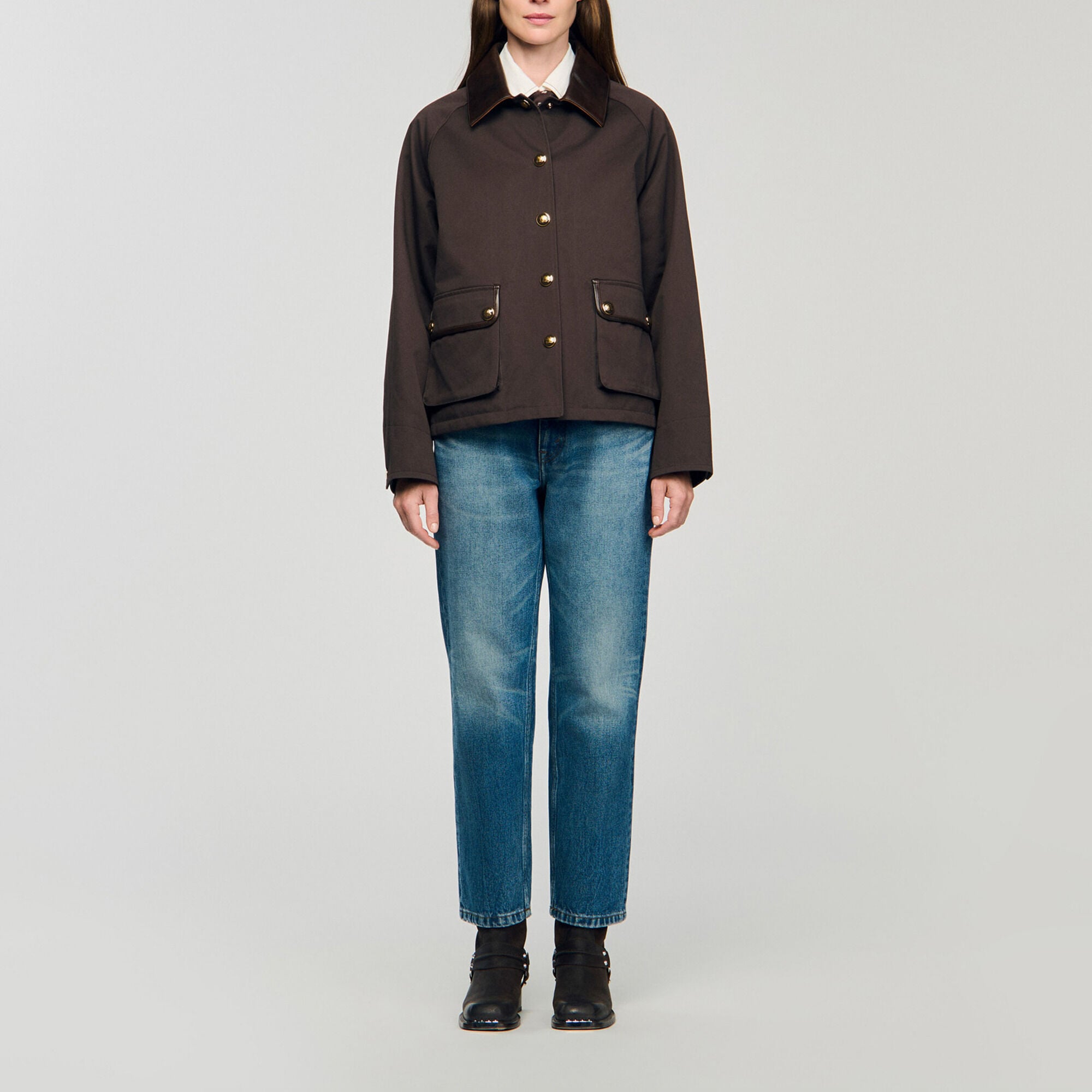 Cappotto in gabardina - Donna | Sandro