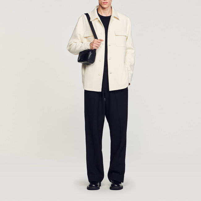 Overshirt con bottoni