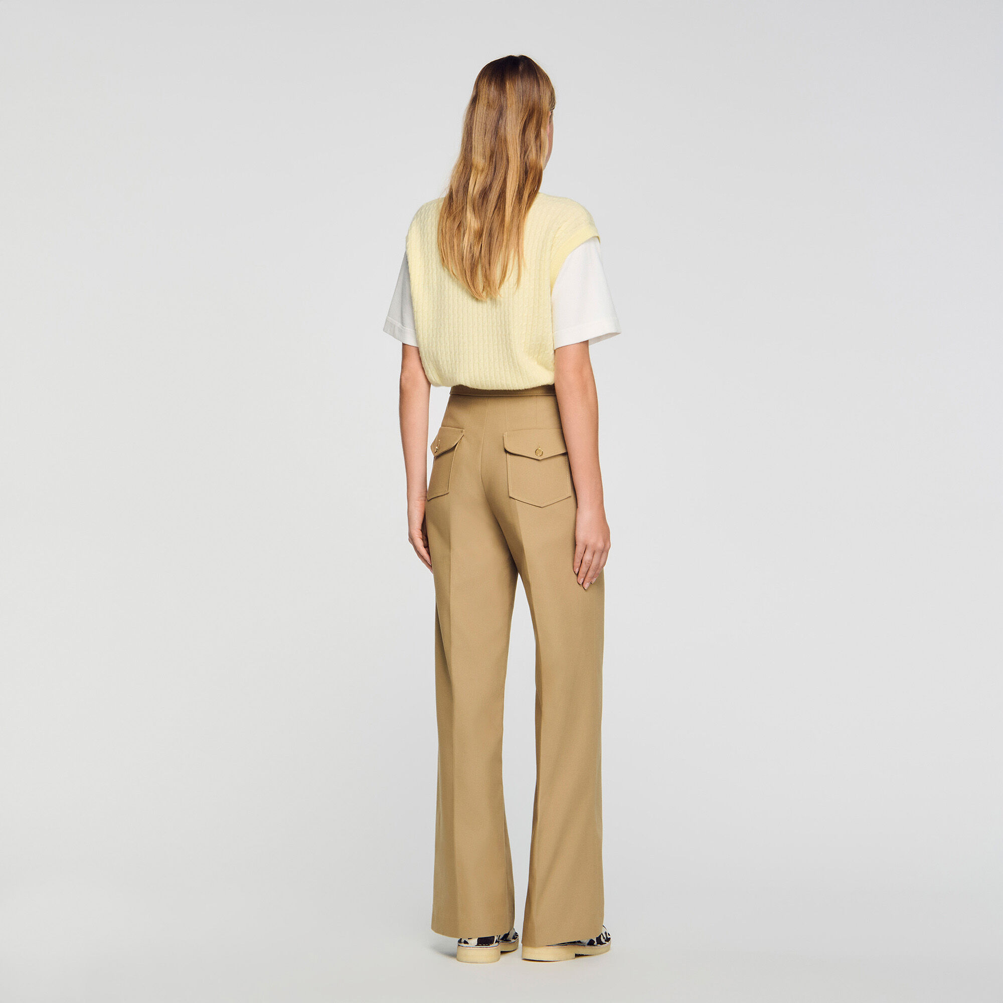 Pantaloni sartoriali in cotone