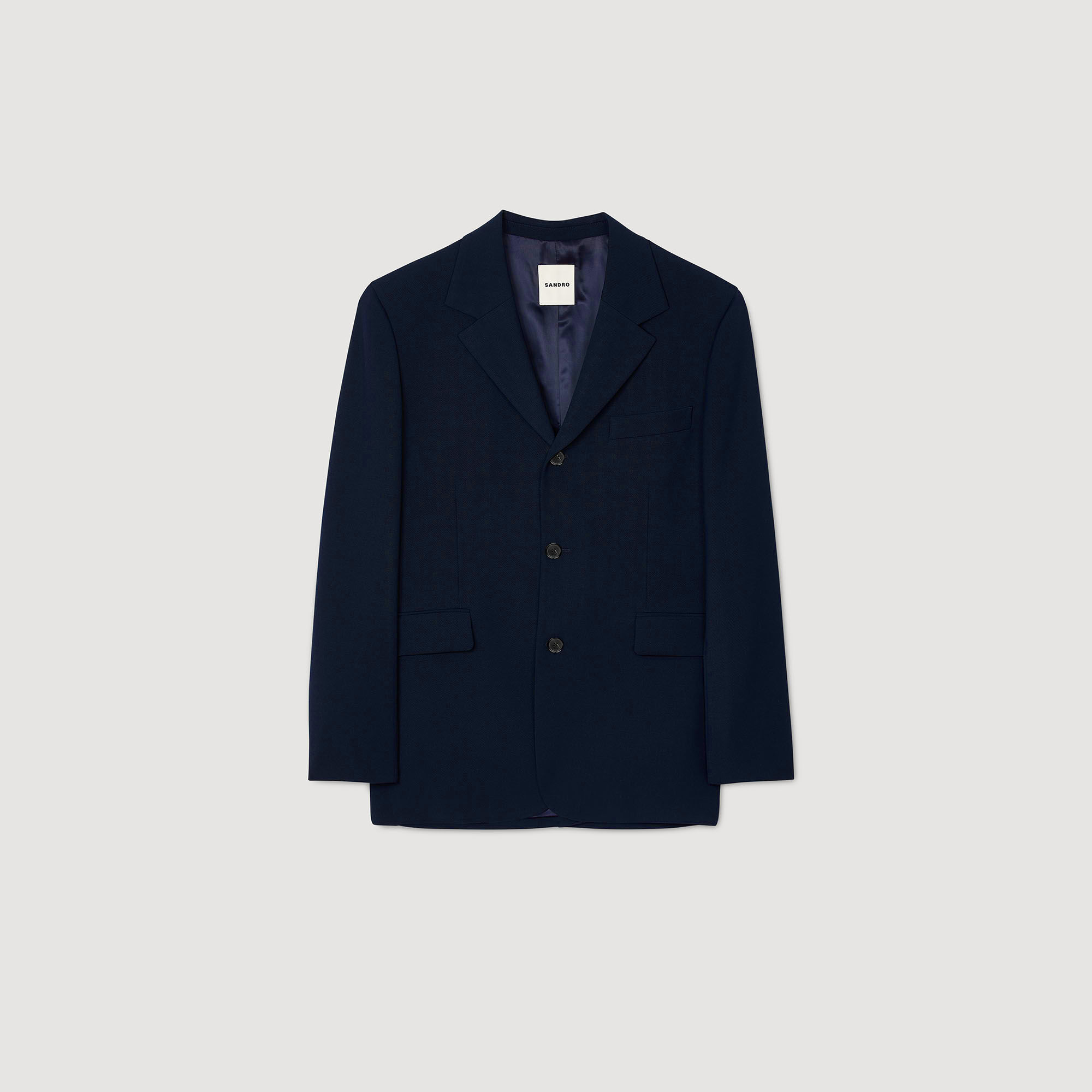 Giacca da abito oversize in lana
