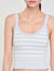 Canottiera in maglia a righe