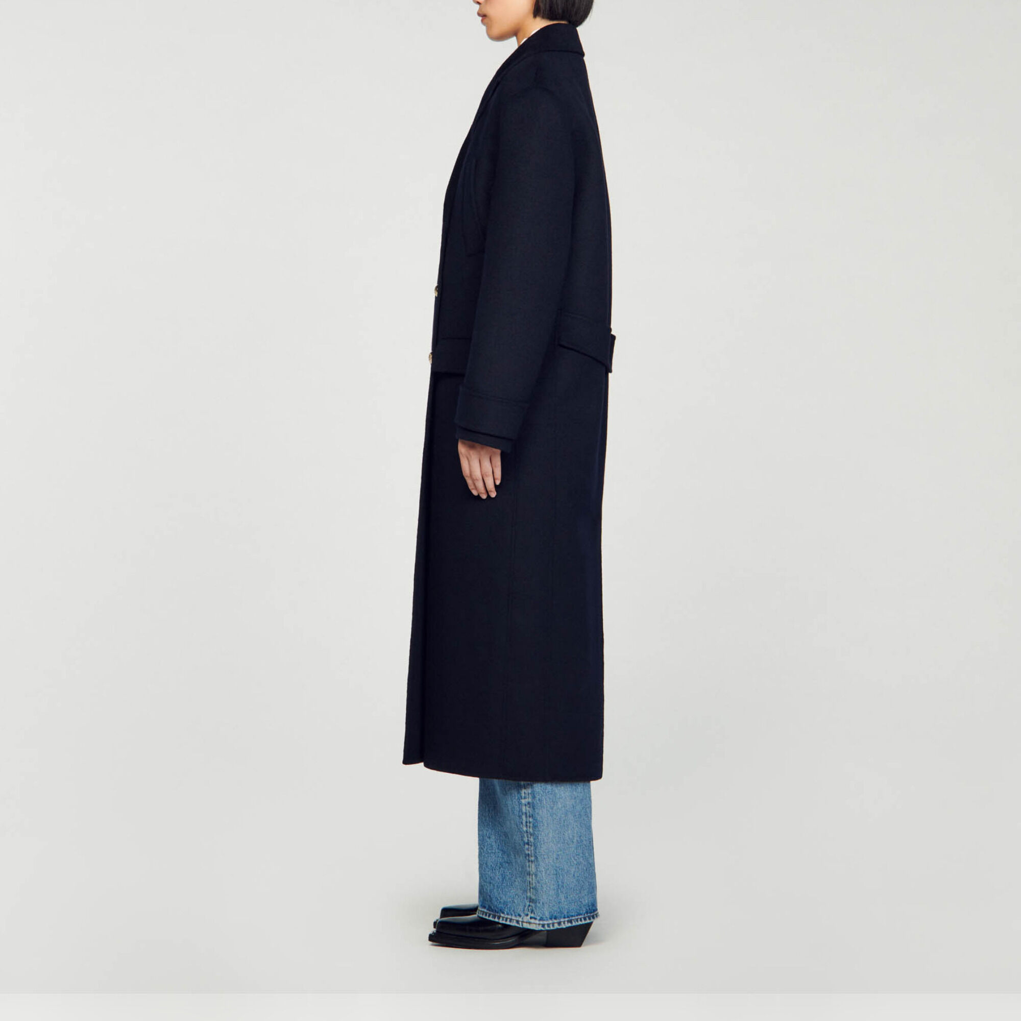 Cappotto lungo double face