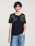 T-shirt con dettagli ricamati