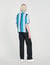 Camicia fluida a righe a maniche corte
