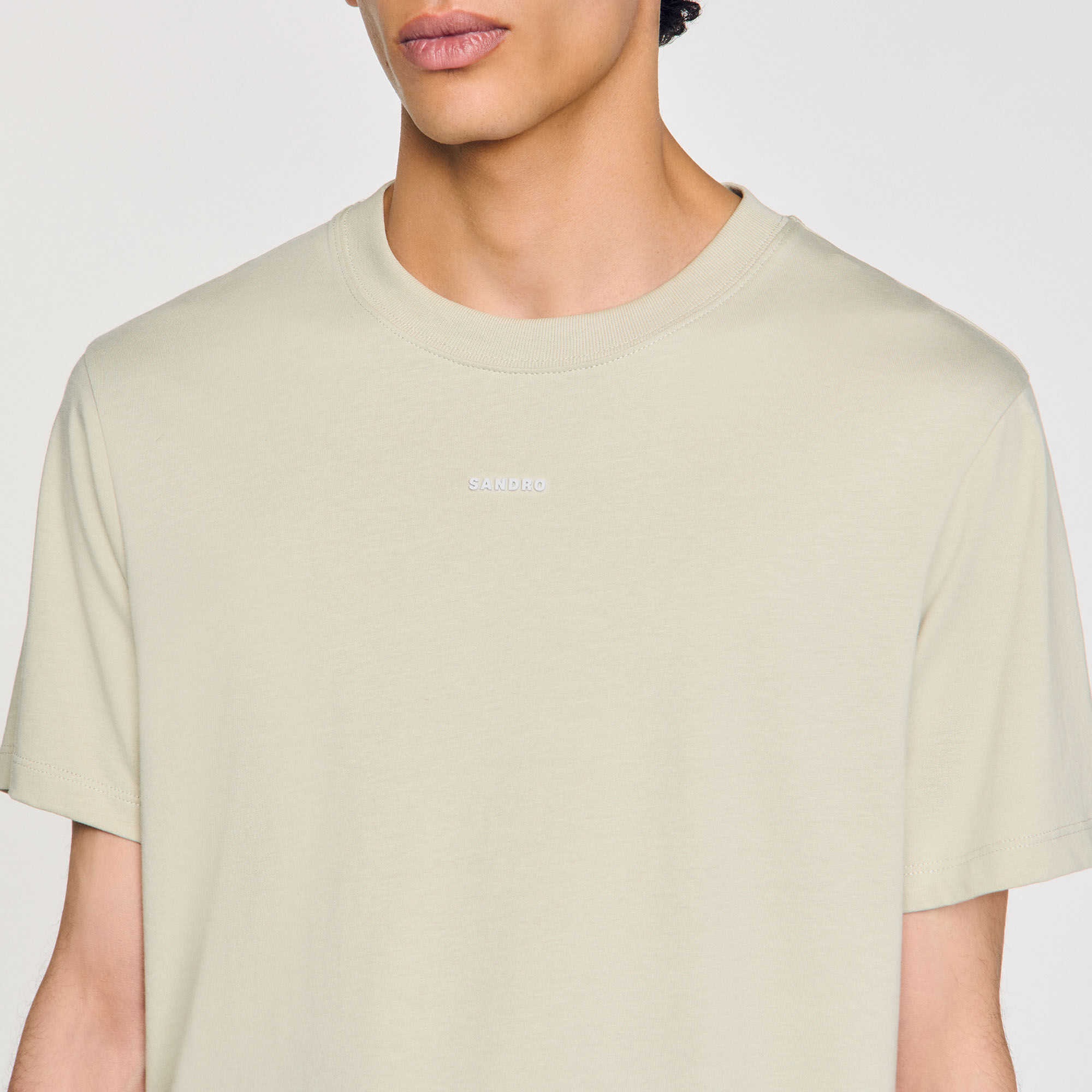 T-shirt in cotone con logo