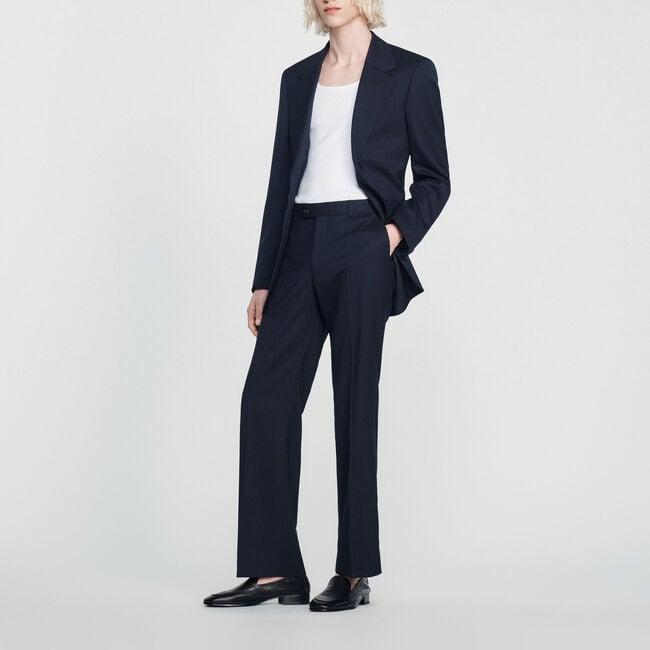 Pantaloni da completo in lana