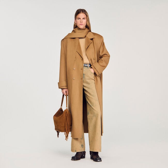 Cappotto oversize in lana