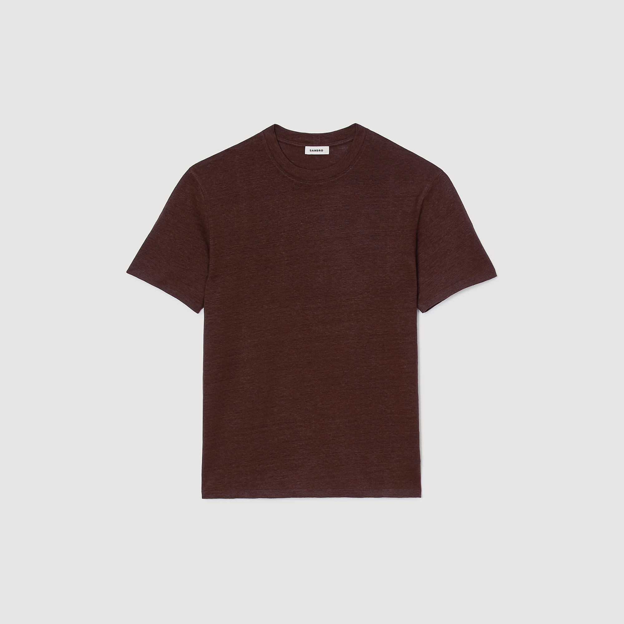 T-shirt in lino certificato