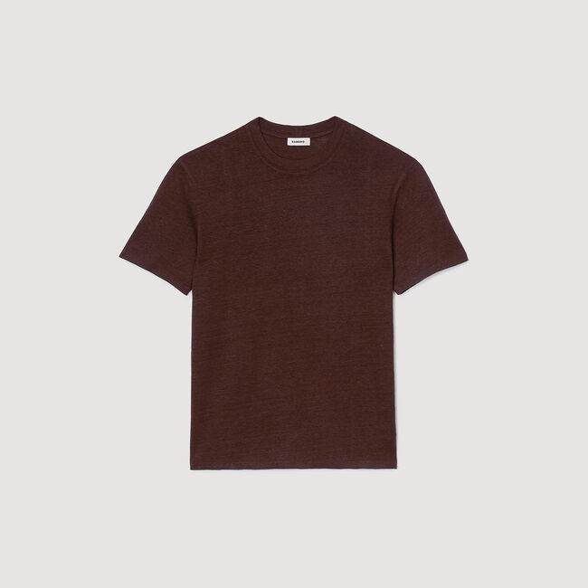 T-shirt in lino certificato