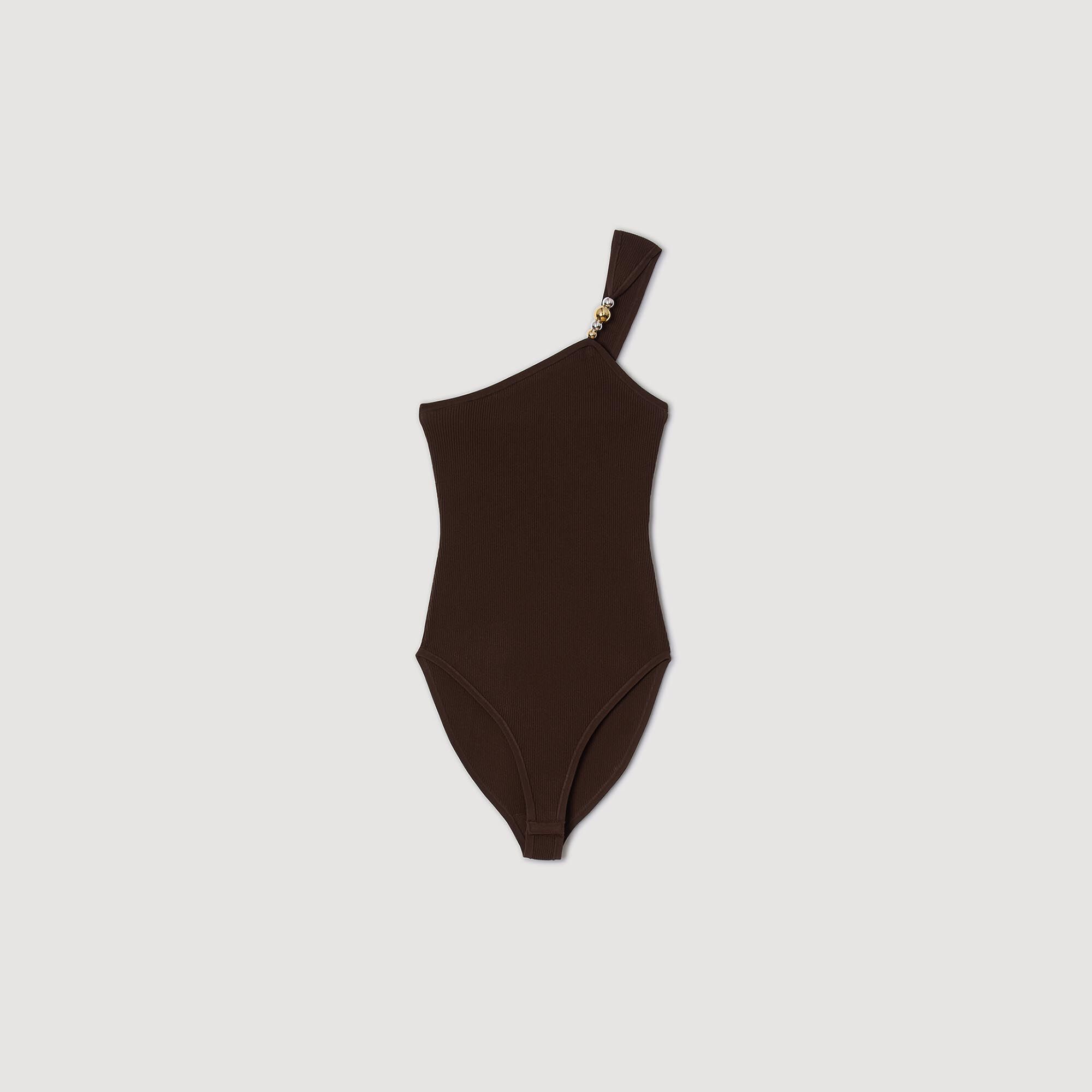 Body asimmetrico con perle