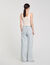 Jeans con fasce glitterate