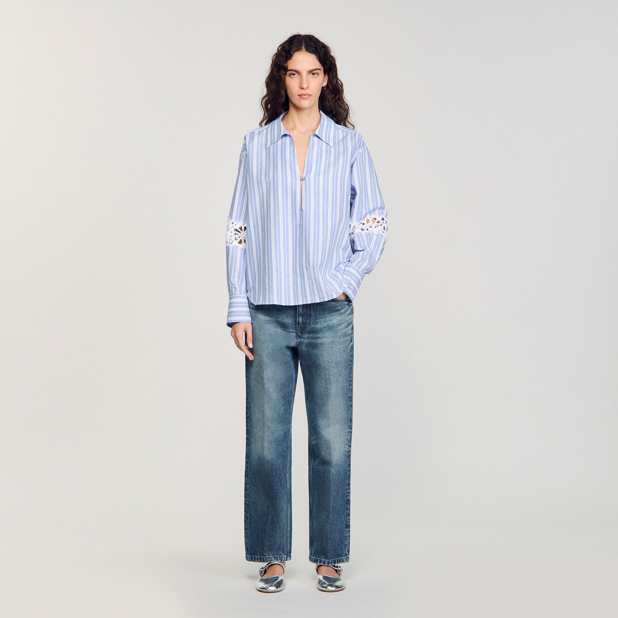 Camicia a righe