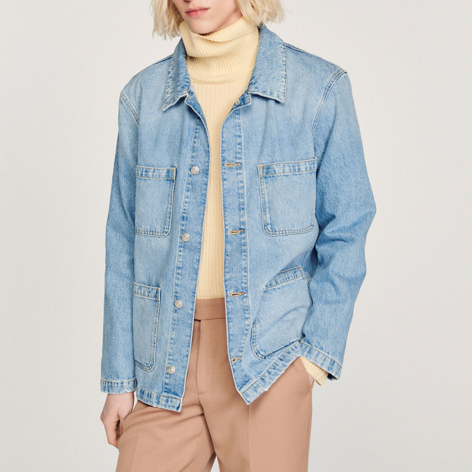 Giubbotto worker in denim