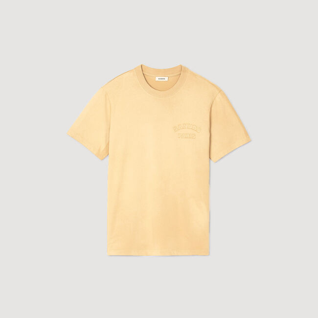 T-shirt con effetto usato