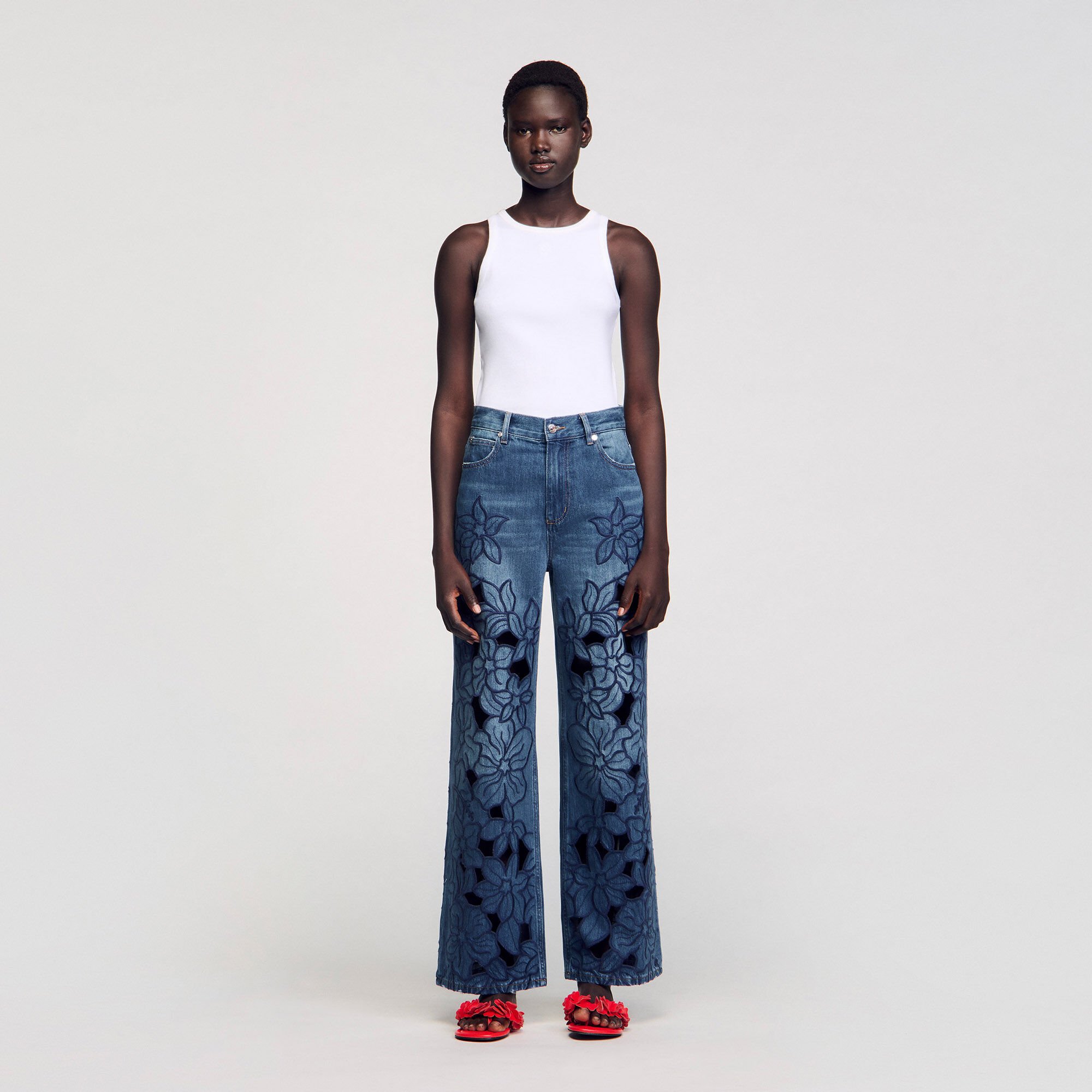 Jeans ricamati