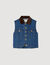 Giubbotto smanicato in denim