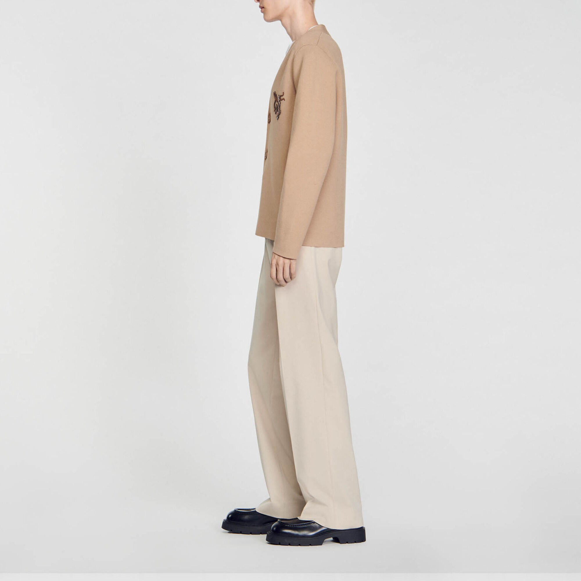 Cardigan con dragone