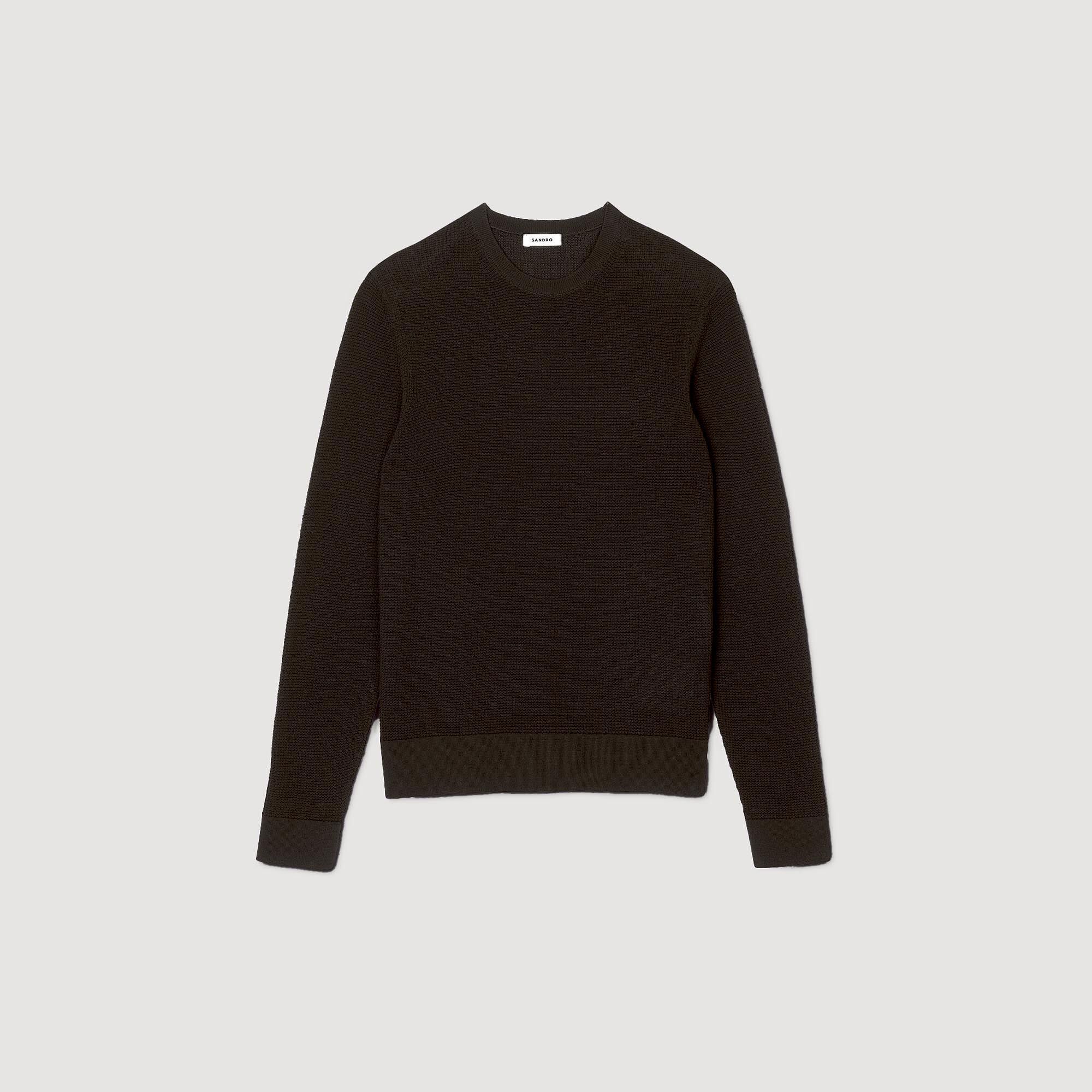 Maglione in maglia testurizzata