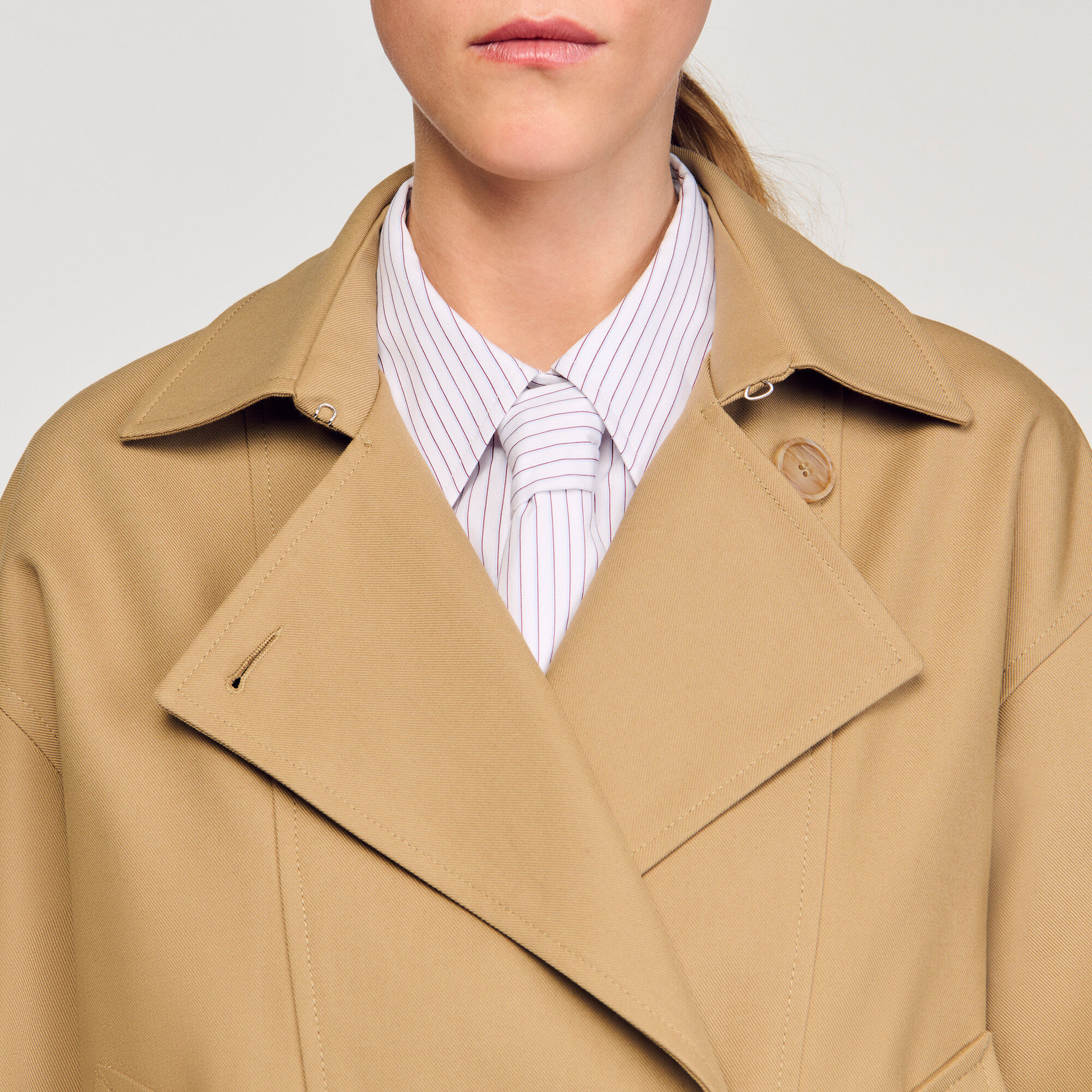 Trench corto oversize