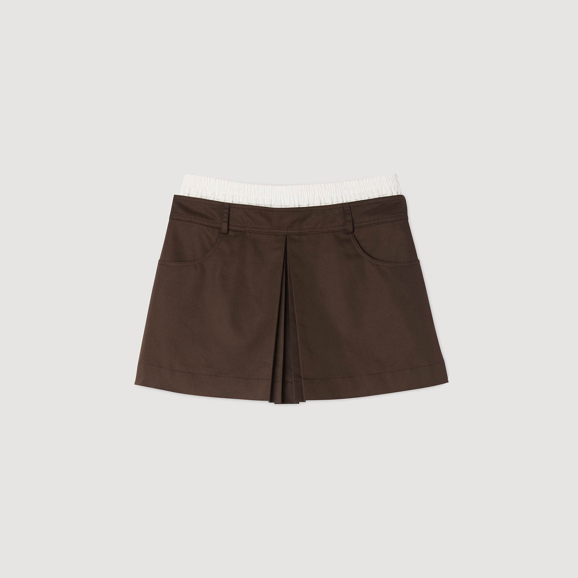 Skorts a pieghe