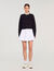Cardigan colletto volant rimovibile