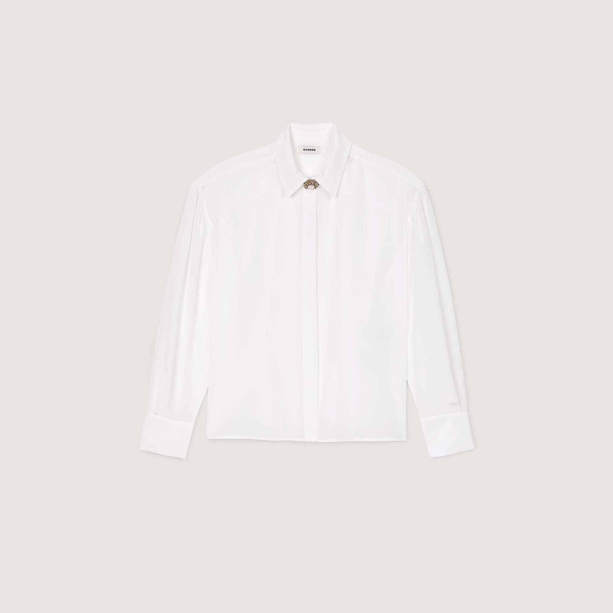 Camicia fluida in seta - Donna | Sandro