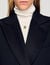 Cappotto lungo con revers satinati