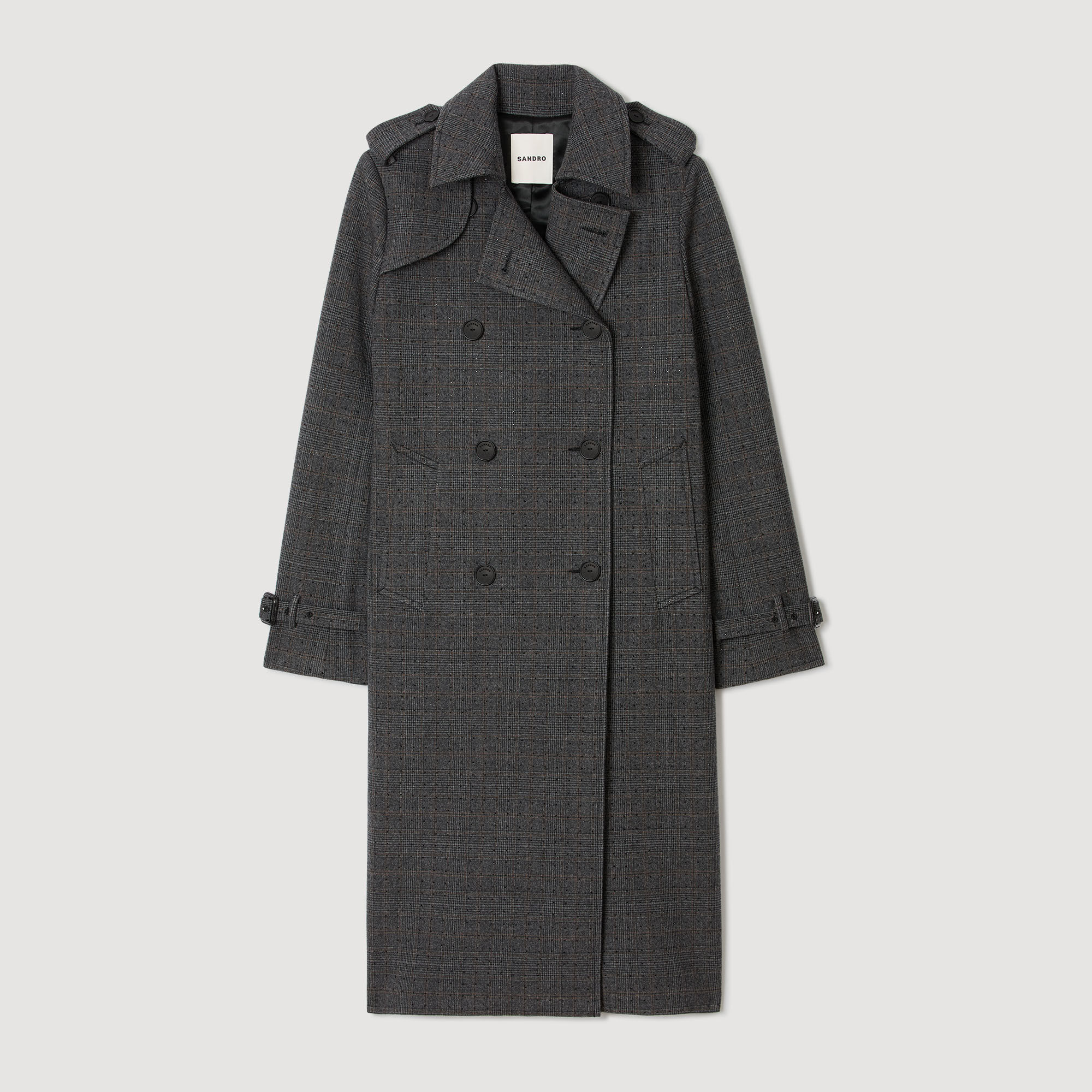 Trench glitterato