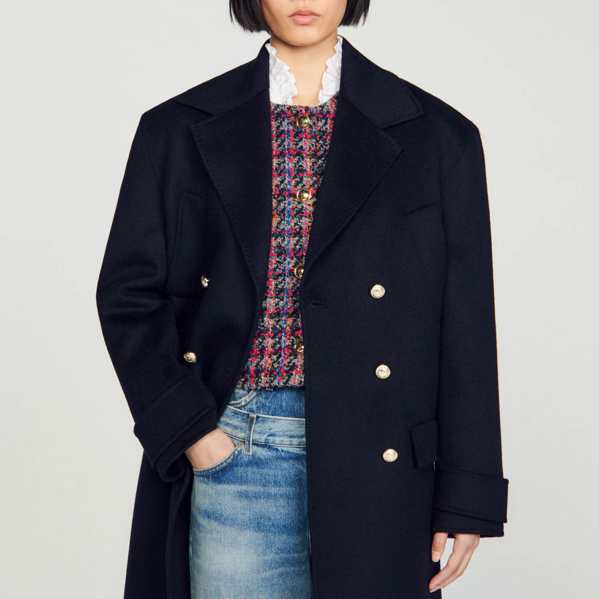 Cappotto lungo double face