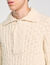 Maglione a maglia spessa colletto a polo