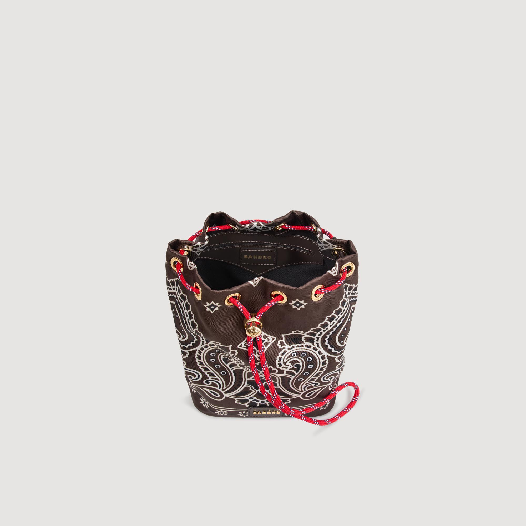 Borsa a secchiello a bandana