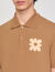 Polo con inserto a fiore