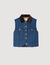 Giubbotto smanicato in denim