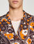 Camicia fluida stampa collo aperto