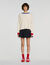 Maglia in lana girocollo contrasto - Donna | Sandro