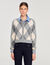 Cardigan a motivi rombi