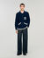Cardigan in lana con patch S