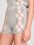 Shorts in maglia a rombi
