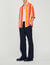 Camicia fluida a righe a maniche corte
