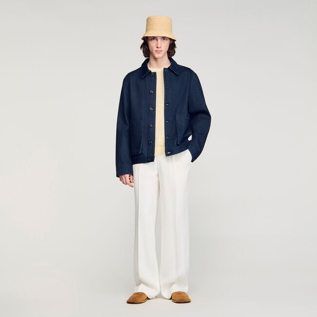 Giacca worker in denim