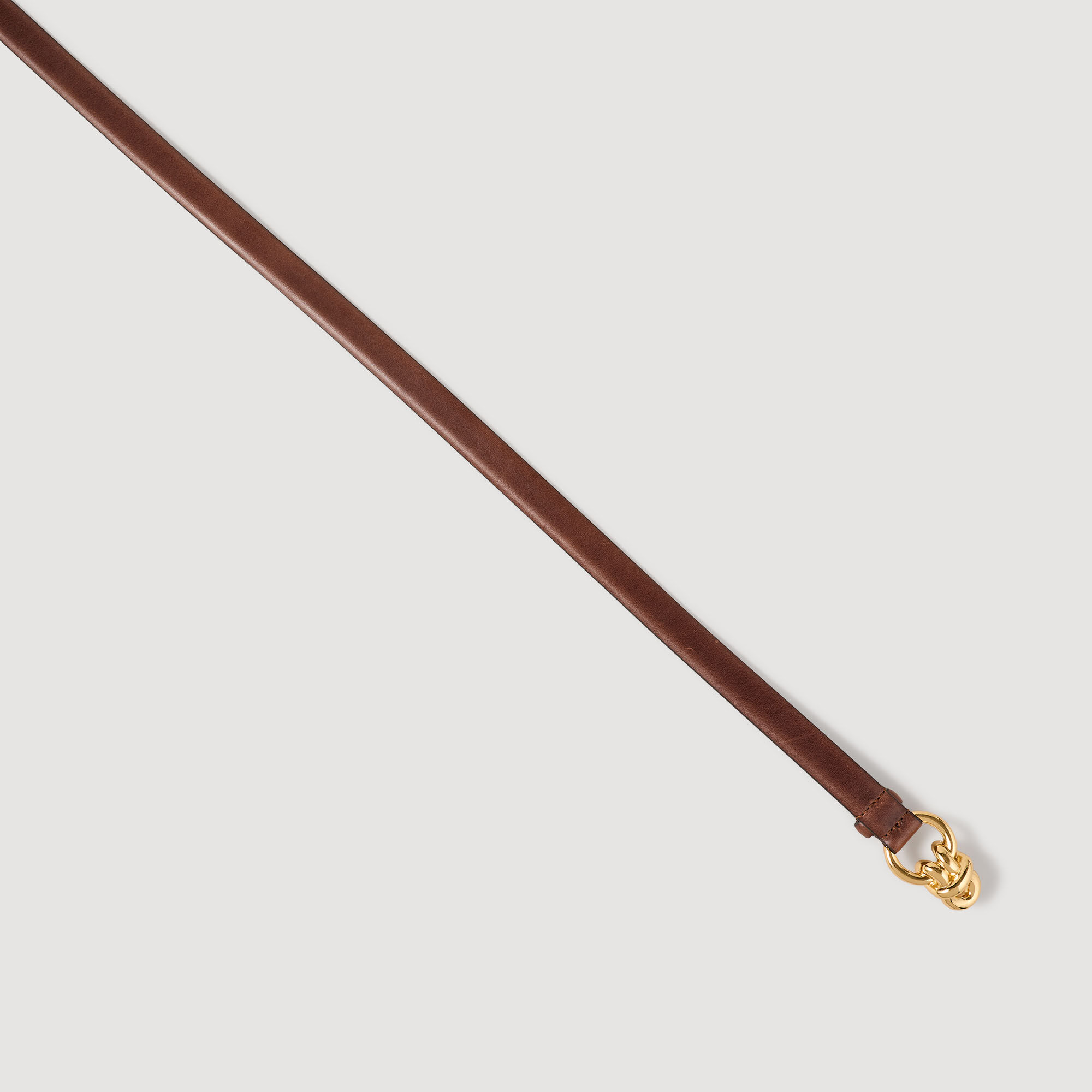 Cintura sottile in pelle