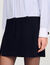 Abito corto bimateriale col camicia