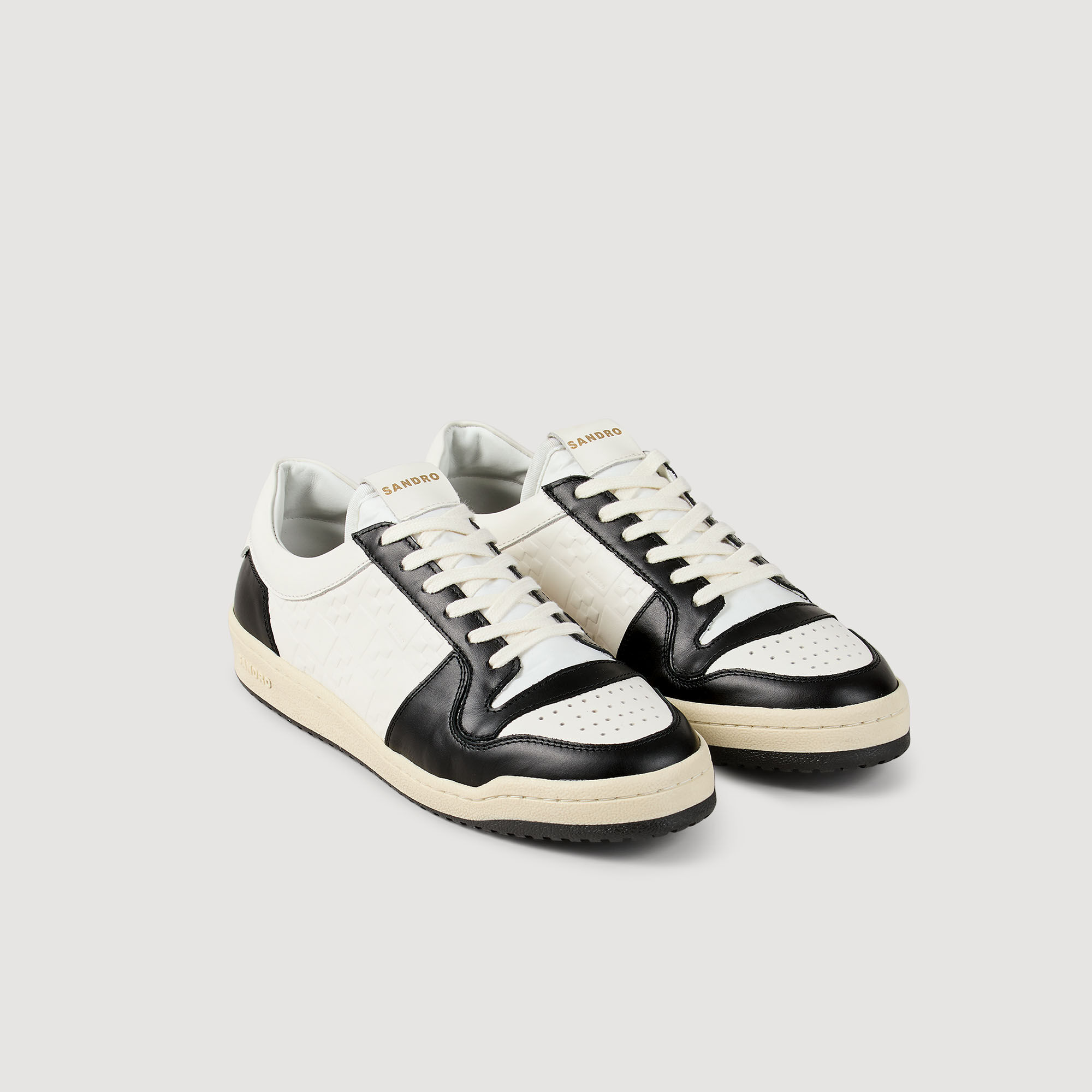 Sneakers basse in pelle