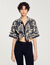 Camicia con stampa a fiori