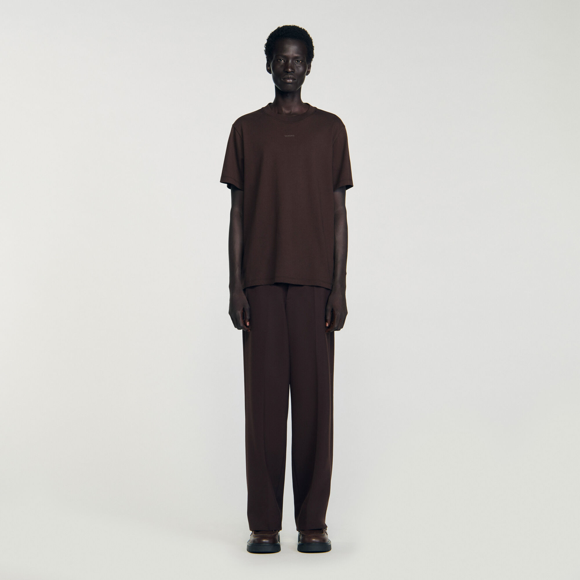 T-shirt in cotone con logo