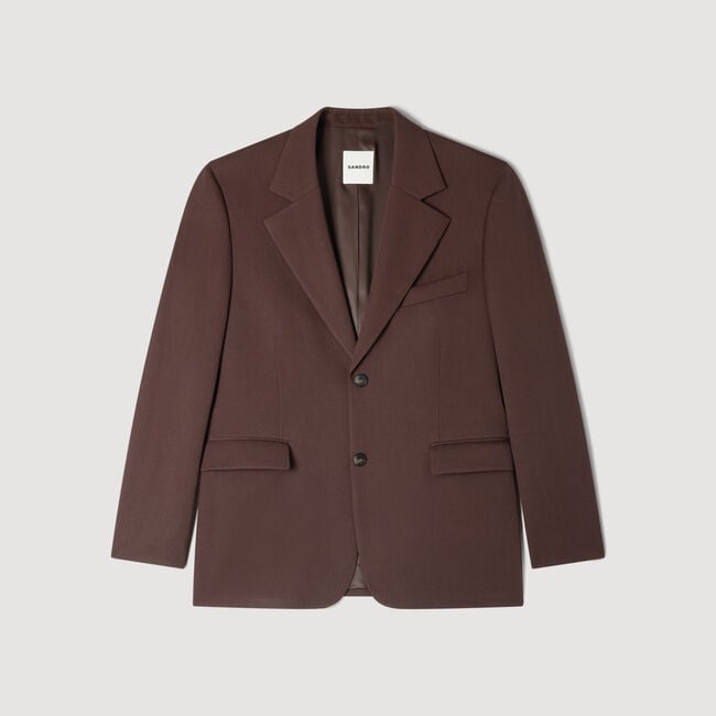 Giacca oversize in lana