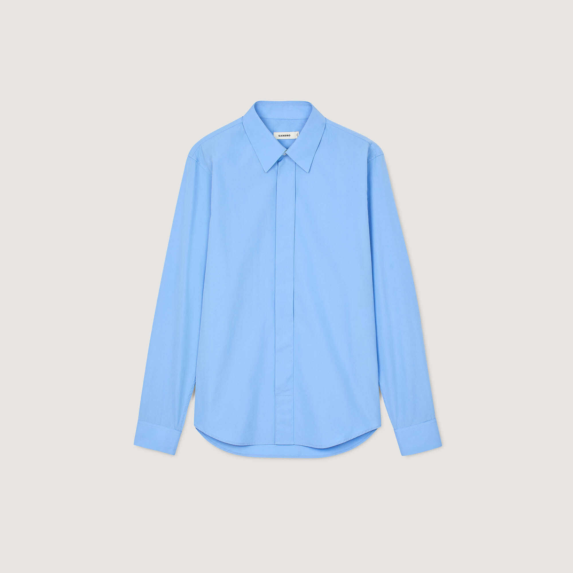 Camicia a tinta unita
