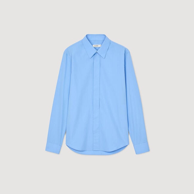 Camicia a tinta unita